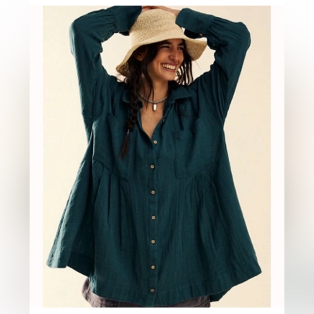 Free People Voyager shirt dress